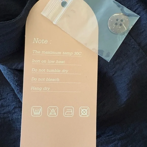 New Medium Cueply Black Wide Leg Overalls Jumpsuit - Picture 8 of 13